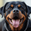 alt="Map showing U.S. states where Rottweilers are banned"
